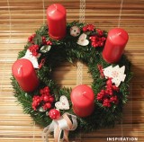 Weihnachtsdekoration aus Holz Set 3 St. - Natur Christbaumschmuck