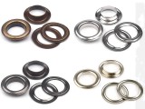 Ösen mit Scheibe Innen 22 mm - 10 Set/Packung Kurzwaren aus Metall