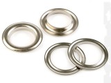 Ösen mit Scheibe Innen 22 mm - 10 Set/Packung Kurzwaren aus Metall