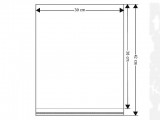 Cellophanbeutel mit Klebestreifen  30x38  cm -100 St. Papier,Zellophan,Folie