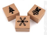   Christmas Paper Box Natural - 10 St./Packung Geschenke einpacken