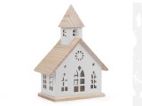      Dekorative Kirche mit Holzdach