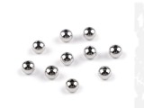                  Perlen aus Edelstahl 6 mm - 10 St.