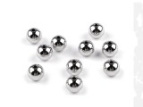            Perlen aus Edelstahl 8 mm - 10 St.