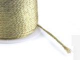 Kordelschnur mit Metallfaden gedreht 30 m - Golden Geschenke einpacken