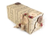 Deko Papier Noten - 4 St./Packung Geschenke einpacken