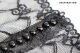 Perlen zum Annähen schwarz - 20 St./Packung Knöpfe, Verschlüsse