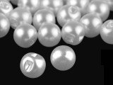 Perlen zum Annähen 20 St./Packung - Weiß Knöpfe, Verschlüsse