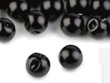 Perlen zum Annähen 20 St./Packung - Schwarz Knöpfe, Verschlüsse
