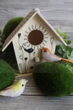 Vogelhaus aus Holz zum Verzieren Holz,Glas Dekozubehör
