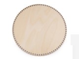 Korbboden - 25 cm Holz,Glas Dekozubehör