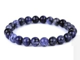 Armband aus Mineralien, Sodalith Armbänder, Ringe