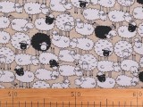 Decorative Fabric Loneta Sheep Polyesterstoffe, Mischfaser