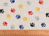 Decorative Fabric Loneta Paws Polyesterstoffe, Mischfaser