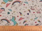 Decorative Fabric Loneta Unicorn Polyesterstoffe, Mischfaser