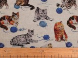 Decorative Fabric Loneta - Katze Polyesterstoffe, Mischfaser