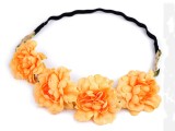 Elastisches Haarband mit Blumen