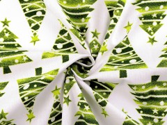 Weihnachtsbaumwollstoff Bäumchen Küchenausstattung und Dekor