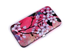 Maniküre im Etui mit Blumen Geschenkidee