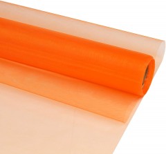 Tüll dekorativ 10 Meter - Orange Dekorstoffe