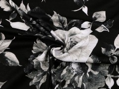 Jersey mit Viskose Rosen Polyesterstoffe, Mischfaser