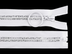Knochen Reißverschluss Buchstaben - 50 cm 