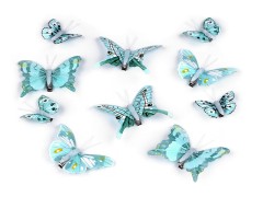 Dekoration Schmetterling 3D mit Clip - 10 St./Packung Tierverzierung