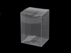 Transparente Kunststoffbox klein - 50 St. 