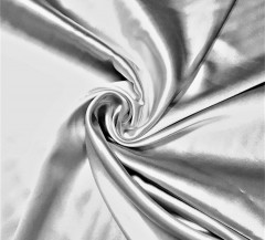 Satin elastisch - Silber 