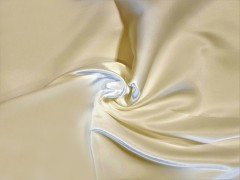 Brautsatin-Stoffe - Ecru Satin, Chiffon, Organza