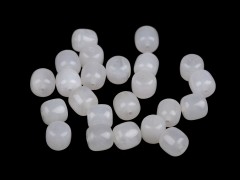  Synthetic Mineral Beads White Agate - 24 St./Packung 