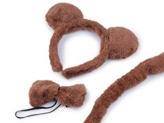 Karnevalsset - Teddybär Maske, Accessoires