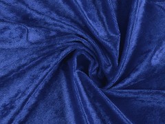 Elastischer Samt glänzend - Königsblau 