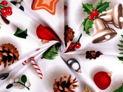 Weihnachten Baumwolle Dekorstoffe