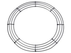 Drahtbasis für Kranz  - 45 cm 