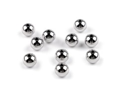            Perlen aus Edelstahl 8 mm - 10 St. 