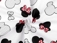                    Baumwollstoff/Leinwand Mickey/Minnie Maus 