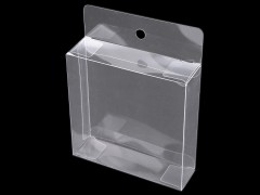 Transparente Kunststoffbox zum Aufhängen - 10 St./Packung 