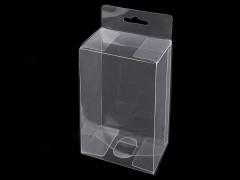Transparente Kunststoffbox zum Aufhängen - 20 St./Packung 