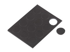 Magneten selbstklebend - 12 St./Blatt Metall, Magnete