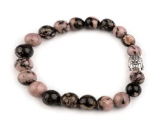 Armband Buddha Rhodonit  