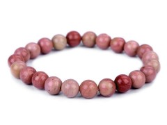 Armband aus Mineralien, Rhodonit Armbänder, Ringe