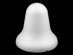 Glocke aus Styropor  - 12,5 cm Styropor, Plastik