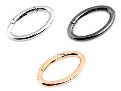 Design Karabiner Ellipse für Handtaschen Kurzwaren aus Metall