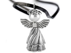 Bastelset Engel mit Lederband  Halskette