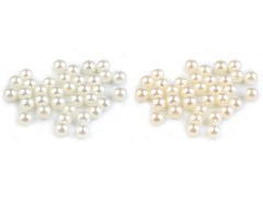 Kunststoffperlen 8 mm zum Nieten - 50 gr. Perlen,Einfädelmaterial